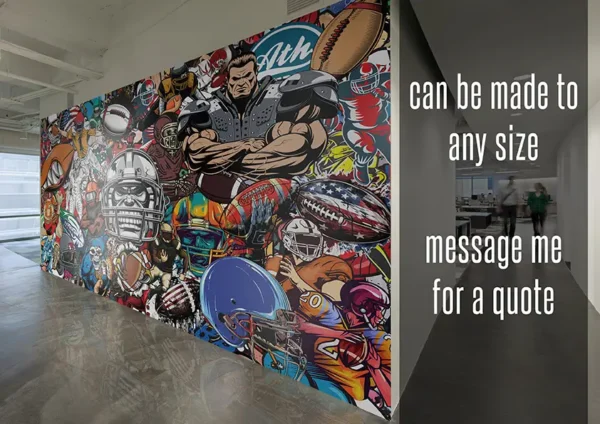 American Football Graffiti Wallpaper - Image 2
