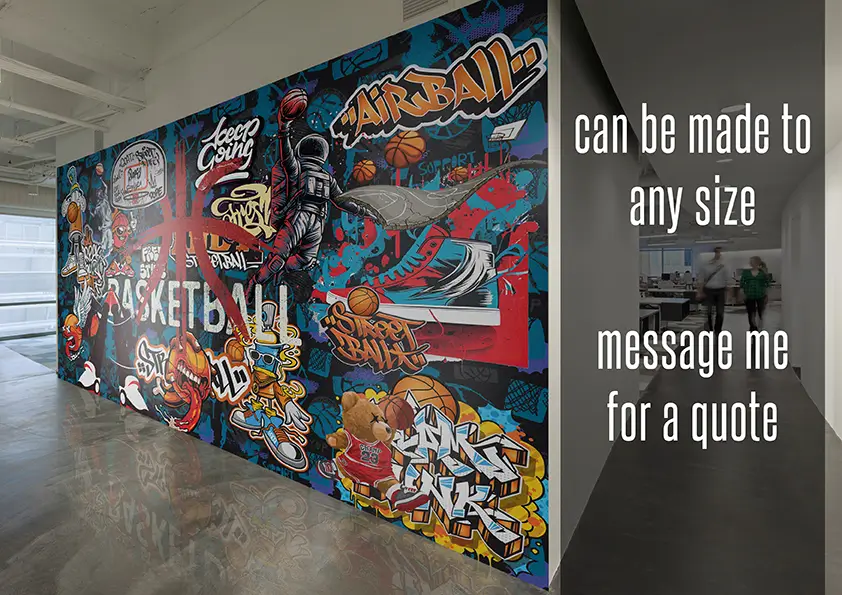 Basketball-Graffiti-Character-Wallpaper-style-2