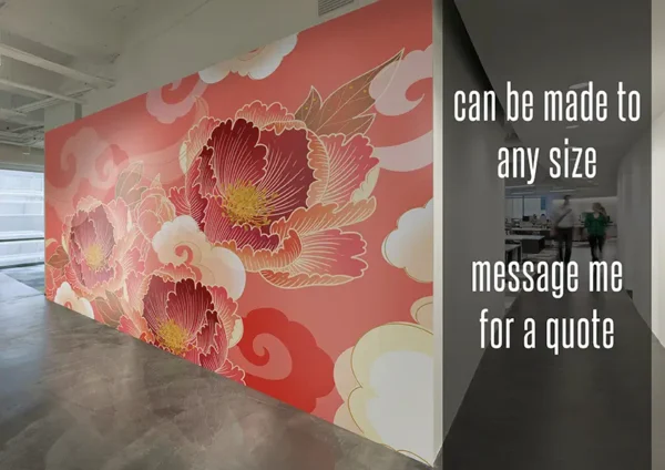 Japanese Style flower Wallpaper - Image 2