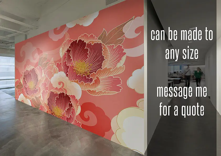 Japanese-Style-flower-Wallpaper-style-2
