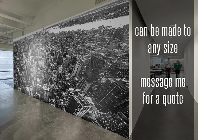 New-York-Skyscraper-Skyline-B&W-Wallpaper-style-2