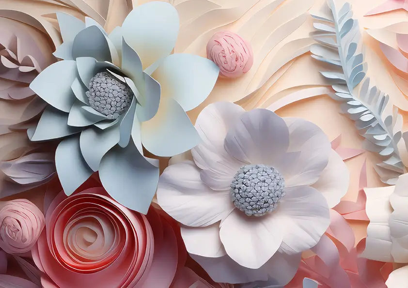 Pastel-3D-Flower-Wallpaper-style-3