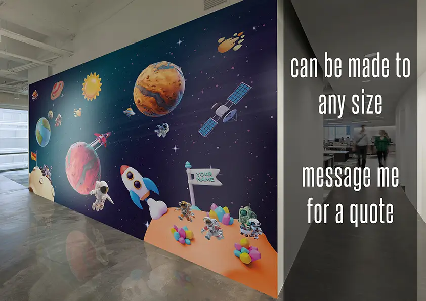 Personalised-3D-Cartoon-Space-Wallpaper-style-2