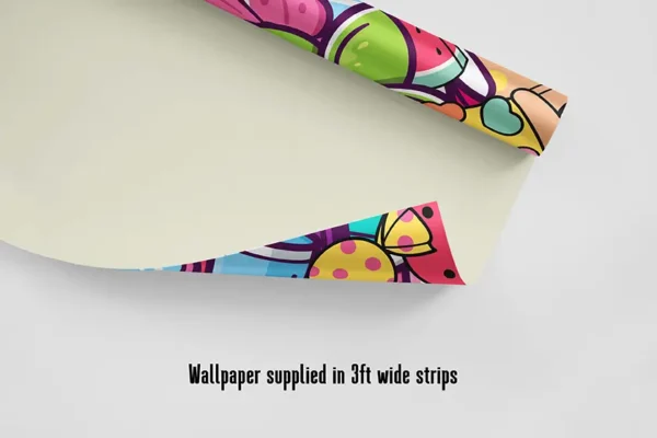 Personalised Girls Graffiti Abstract Wallpaper - Image 5