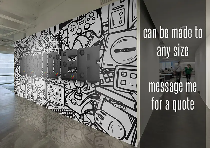 Personalised-White-Gaming-Abstract-Wallpaper-style-2