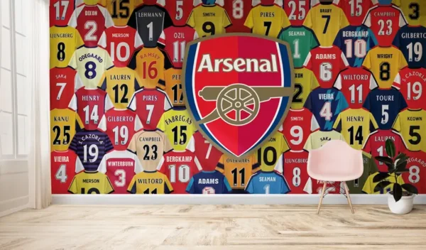 Red North London Shirt Football soccer Wallpaper